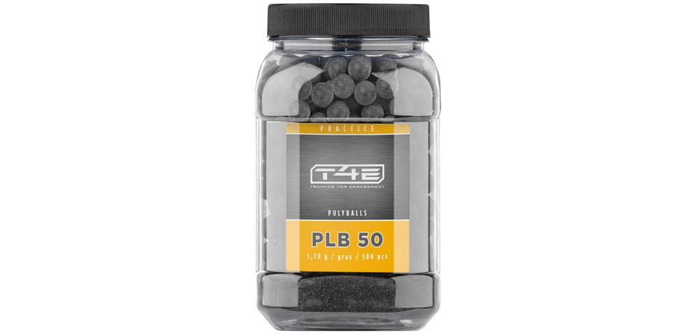 T4E Poly Balls Practice / 500 stuks in Box / Gewicht ; 1,78gr / Gray-3227-a